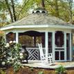 Screened-In Gazebo with Azek Trim